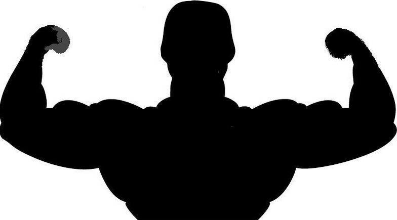 free clipart muscle man - photo #23